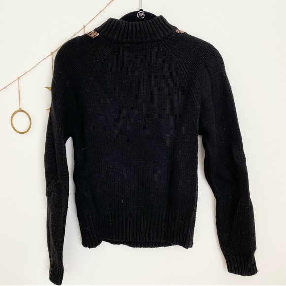 🌙 Zara Knit Sweater with Beading - Gold Appliqué - Picture 7 of 9